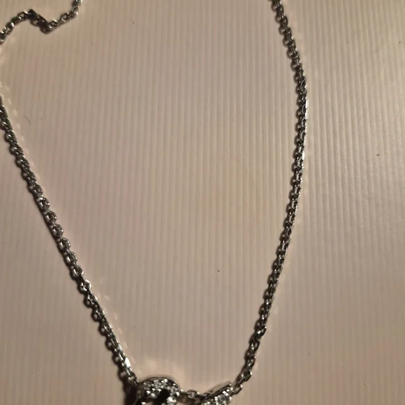 Swarovski Elegant Silver Swan Necklace - Picture 3 of 3